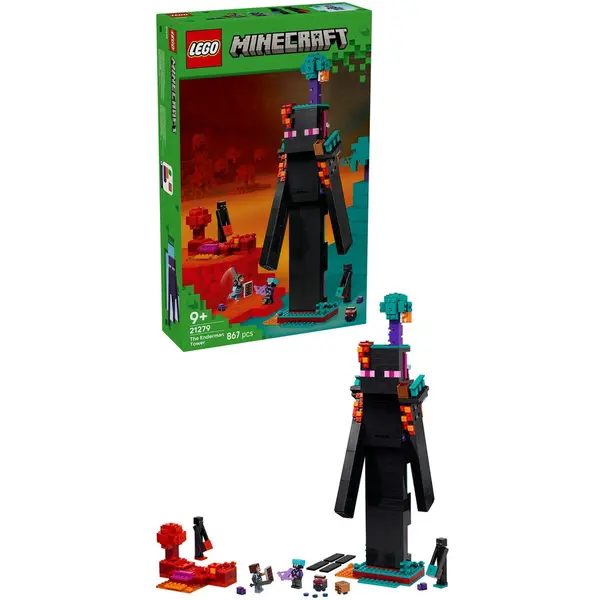 LEGO® LEGO® Minecraft® - Turnul Enderman 21279, 867 piese