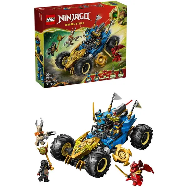 LEGO® LEGO® Ninjago - Masina transformabila a lui Jay 71856, 387 piese