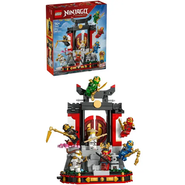 LEGO® LEGO® Ninjago - Model pentru etalare cu personaje ninja la a 15-a aniversare 71866, 447 piese