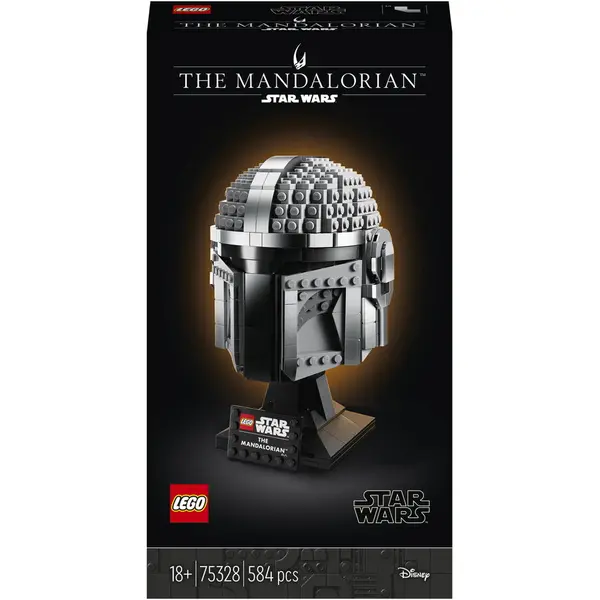 LEGO® LEGO® Star Wars™ - Casca Mandalorian™ 75328, 584 piese
