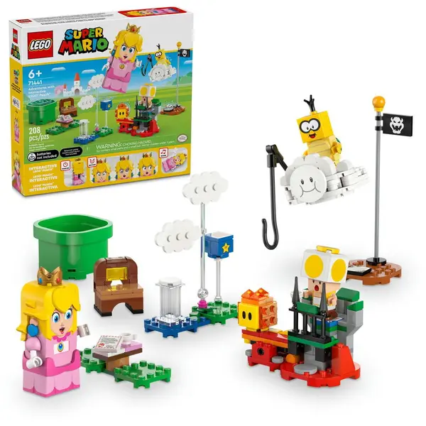 LEGO® LEGO® Super Mario - Aventuri cu LEGO® Peach™ interactiva 71441, 208 piese