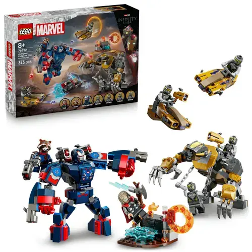 LEGO® Marvel - Thor vs Chitauri din Razbunatorii: Sfarsitul jocului 76322, 373 piese