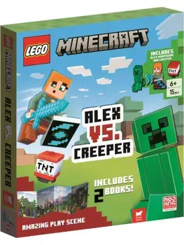LEGO® Minecraft®: Alex vs. Creeper (with Alex minifigure, Creeper minibuild, LEGO pieces, 2 books and fold-out play scene), Hardback/Buster Books