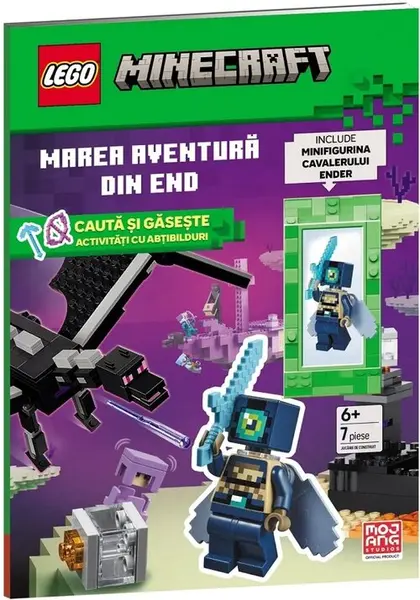 LEGO MINECRAFT - Marea aventura din End. Activitati cu abtibilduri