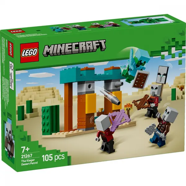 LEGO MINECRAFT PATRULA ILLAGER IN DESERT 21267