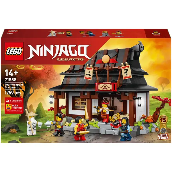 Lego Ninjago - Fierarul Patru Arme la a 15-a aniversare (71858)