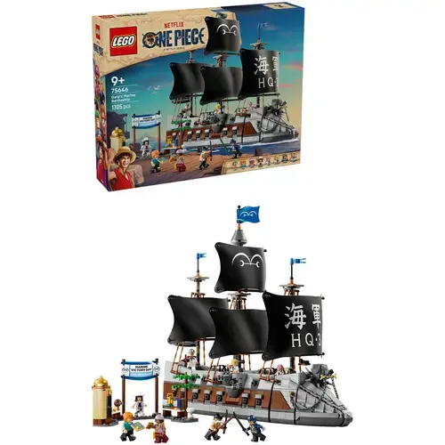 LEGO® ONE PIECE Corabia de lupta a lui Garp 75646, 1705 piese