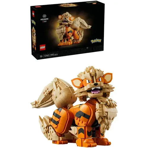 LEGO® Pokémon™ Arcanine 72160, 1190 piese