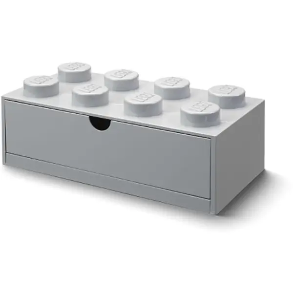 LEGO® Sertar de birou LEGO 2x4 gri