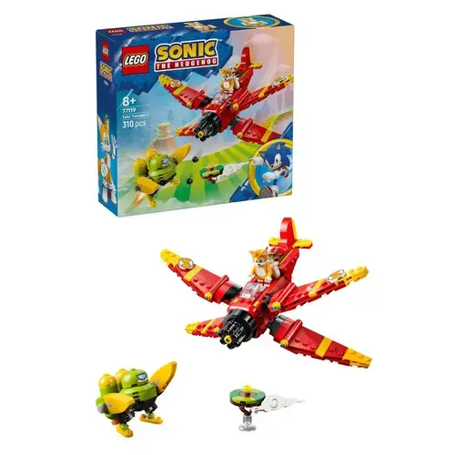 LEGO® Sonic the Hedgehog™ Avionul Tornado-1 al lui Tails 77119, 310 piese