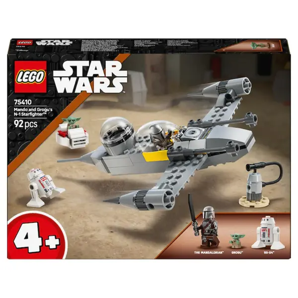 Lego Star Wars - Nava de lupta stelara N-1 a lui Mando si Grogu 75410