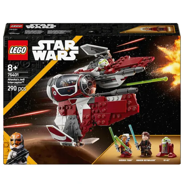 Lego Star Wars - Nava Interceptor Jedi a lui Ahsoka 75401