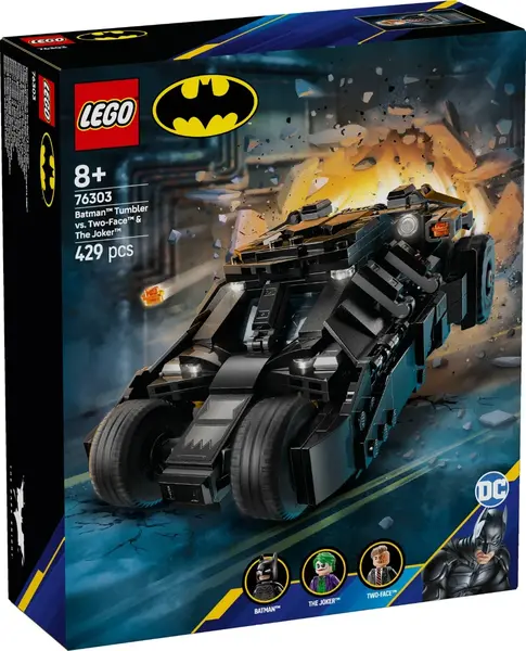 LEGO® Super Heroes - Batman Tumbler vs. Two-Face si Joker (76303)