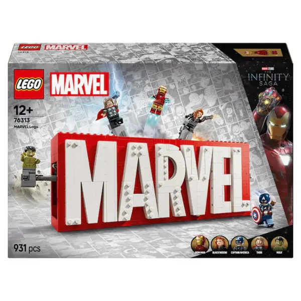 Lego Super Heroes - Sigla si minifigurine Marvel 76313