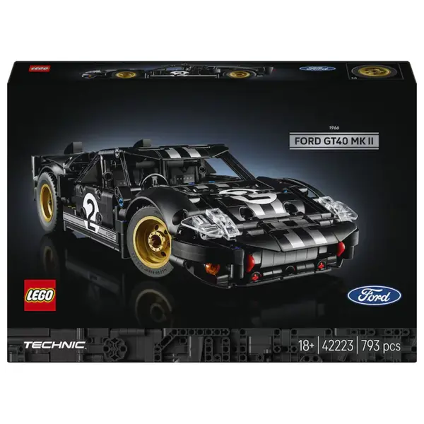 Lego Technic - Masina de curse 1966 Ford GT40 MKII 42223