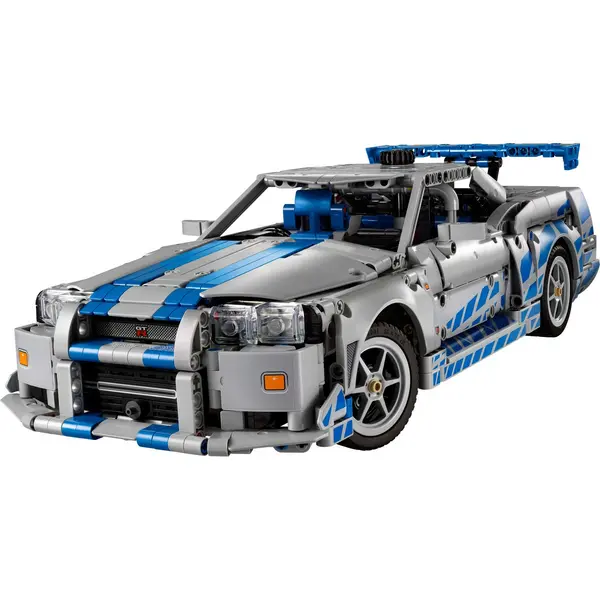 LEGO Technic - Masina Nissan Skyline GT-R (R34) din Mai furios, mai iute (42210) | LEGO