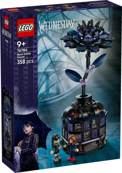 LEGO® Wednesday - Floare de dalie neagra (76784)