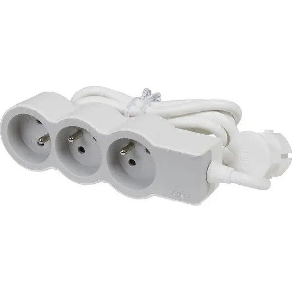 LEGRAND Cablu prelungitor, Legrand, 3X2P+Z, 1.5MB/S, Alb