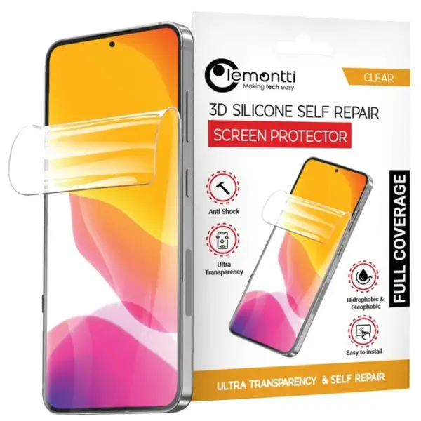 Lemontti Folie Silicon 3D Self-Repair Clear Samsung Galaxy S25 Plus