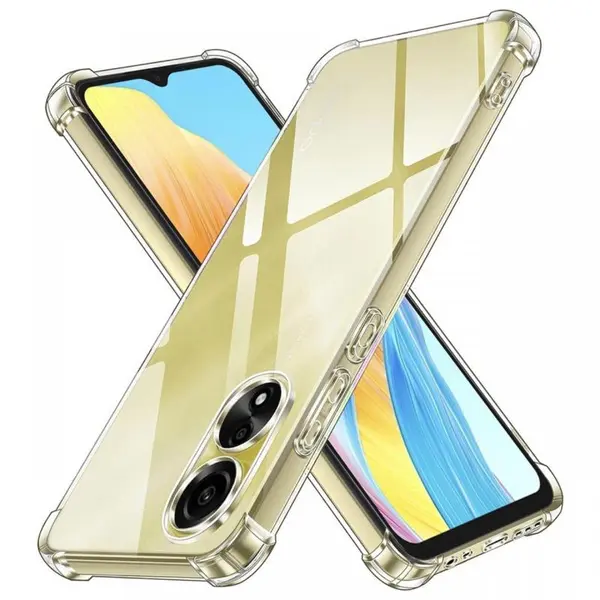 Lemontti Husa Shockproof Silicon Oppo A38 / A18 Transparent