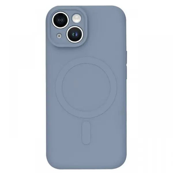 Lemontti Husa Silicon iPhone 15 MagSafe Gri