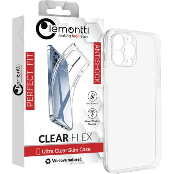 Lemontti Husa Silicon iPhone 16 Pro Max Transparent