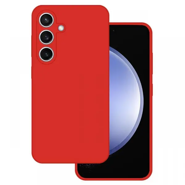 Lemontti Husa Silicon Premium Samsung Galaxy A15 / A15 5G Rosu