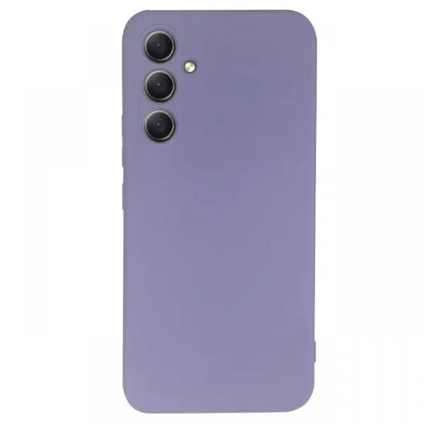 Lemontti Husa Silicon Soft Slim Samsung Galaxy A54 5G Lila (material mat si fin, captusit cu microfibra)