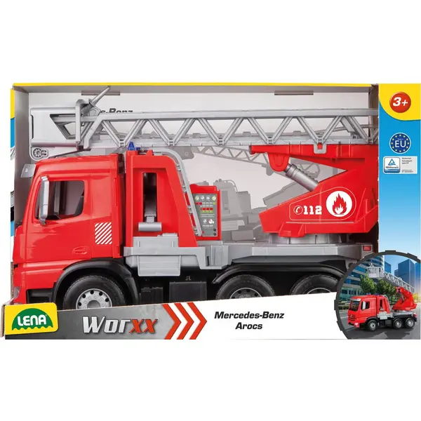 Lena Masina de pompieri Lena Worxx - Mercedes-Benz Arocs, 49 cm