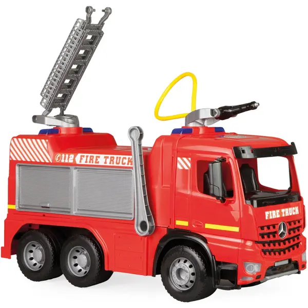 Lena Masinuta cu telecomanda Lena Camion de pompieri 02158, Multicolor, 6 roti, Varsta 3+
