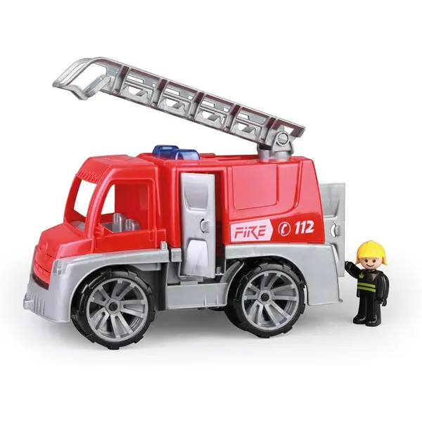 Lena Masinuta Lena 04457, Camion Pompieri, Gri, Rosu, Varsta minima 2 ani, Preasamblat