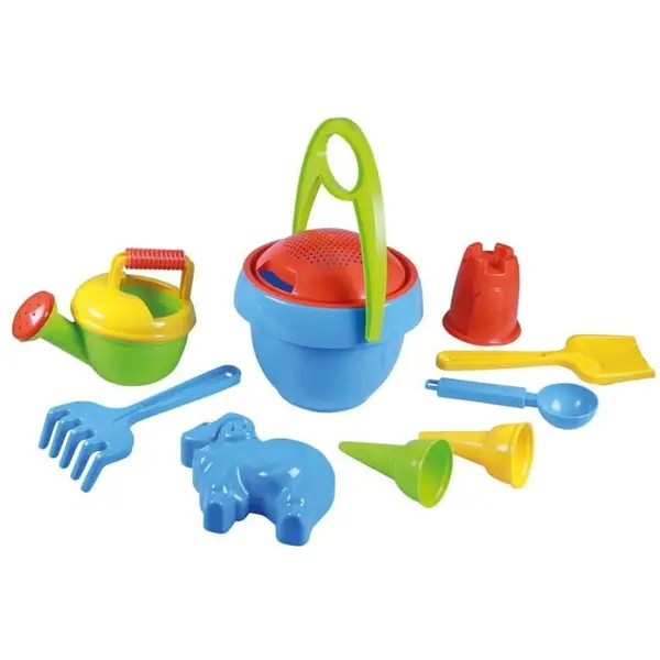 Lena Set 10 jucarii nisip, 2 ani+, Multicolor
