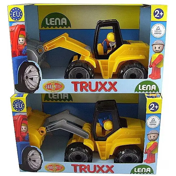 Lena Vehicul de constructii Lena Incarcator ZL-04412, Negru, Gri, Galben, Plastic, 37 cm