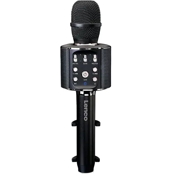 Lenco Microfon karaoke LENCO BMC-090BK, Bluetooth, USB, Negru