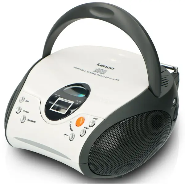 Lenco Radio-CD portabil Lenco SCD 24 WS, alb