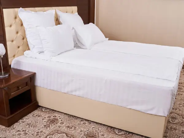 Lenjerie 1 Persoana Vianna Alba (Bumbac 100%)
