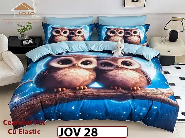 Lenjerie 5D din Finet 6 piese cu Elastic - JOV 28