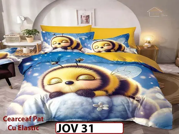 Lenjerie 5D din Finet 6 piese cu Elastic - JOV 31