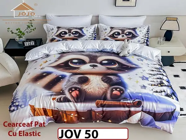 Lenjerie 5D din Finet 6 piese cu Elastic - JOV 50