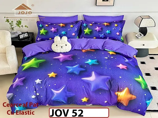 Lenjerie 5D din Finet 6 piese cu Elastic - JOV 52