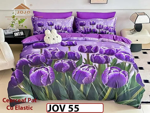 Lenjerie 5D din Finet 6 piese cu Elastic - JOV 55