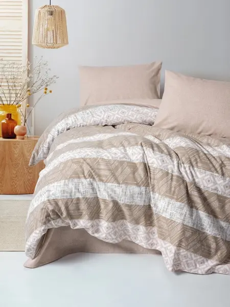 Lenjerie Arrow Crem (Bumbac 100% Flanel)