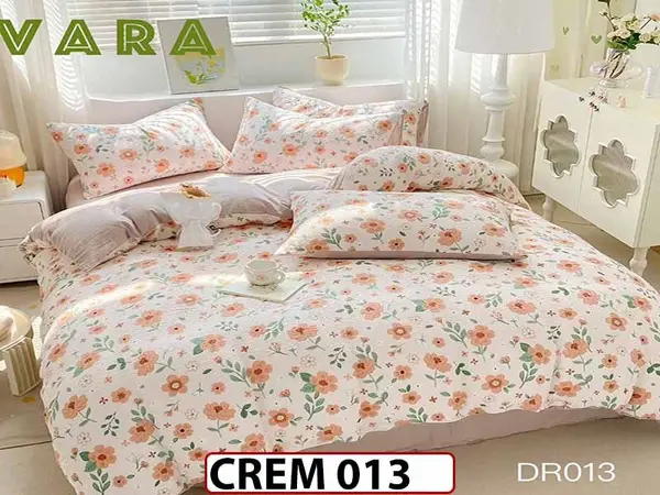 Lenjerie Creponata 1 Persoana cu 4 Piese - CREM 013