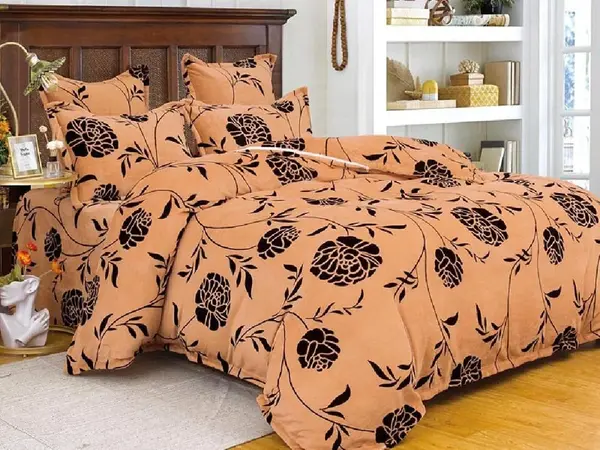 Lenjerie cu elastic 180x200 cm, Kraya 6 Piese (Cocolino)
