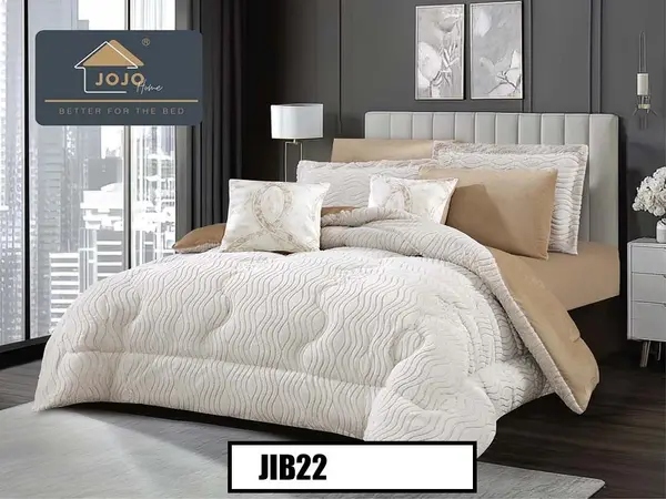 Lenjerie cu Pilota din Blanita artificiala de Iepure si cearceaf elastic din 6 piese - JIB22