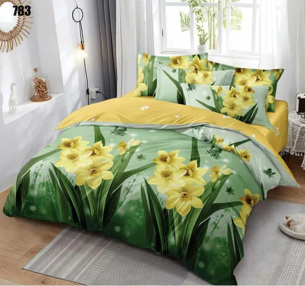 Lenjerie Daffodil Yellow 6 piese (Finet)