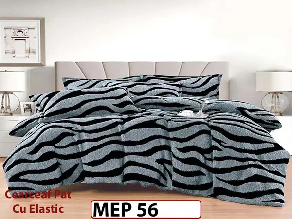 Lenjerie De Pat Cocolino 2 Persoane CU ELASTIC 4 piese - MEP 56