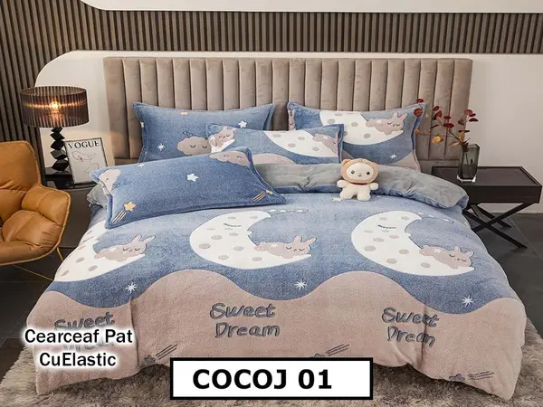 Lenjerie De Pat COCOLINO cu Elastic 4 piese - COCOJ01