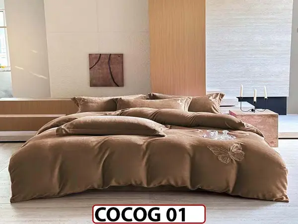 Lenjerie De Pat Cocolino de 2 Persoane cu 4 piese - COCOG 01