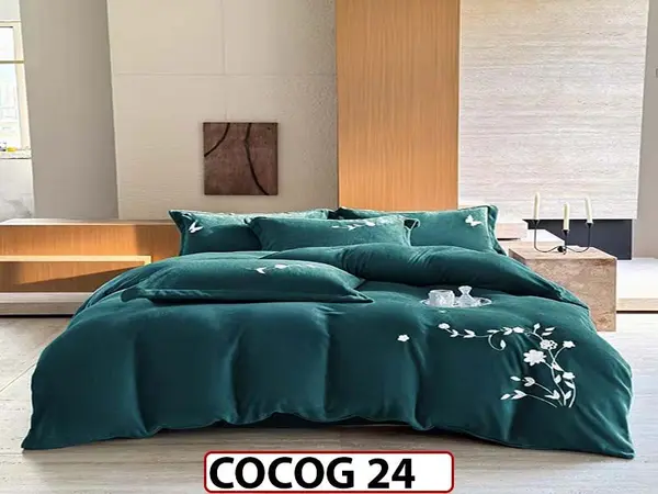 Lenjerie De Pat Cocolino de 2 Persoane cu 4 piese - COCOG 24